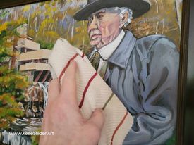 Preserve Oil Paintings with proper care knee deep in art